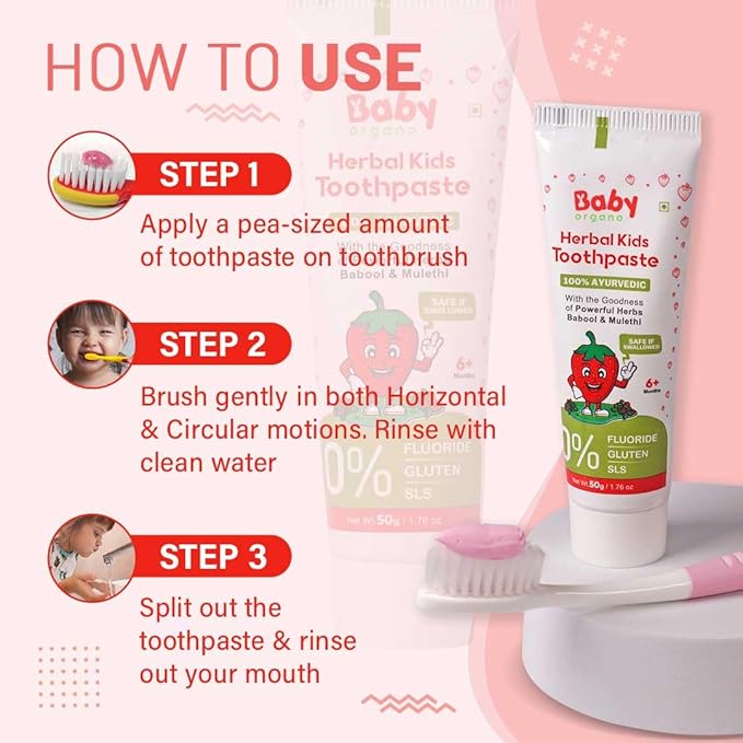 BabyOrgano Kids Toothpaste