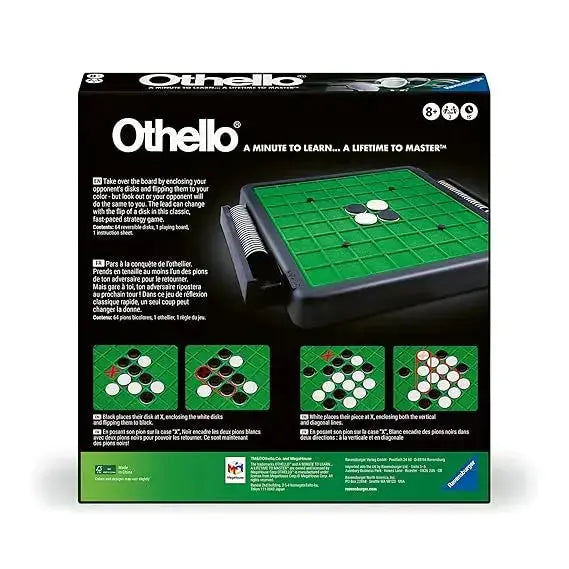 Cardinal Othello Classic Game for 2 Players | Strategic Reversi Boards & Discs (8×8 Grid) - Sellzova