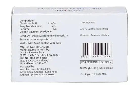 Abzorb Antifungal Soap Bar 100gm (Pack of 2) – Clotrimazole Soap for Ringworm, Jock Itch & Athlete’s Foot V2deliver.com