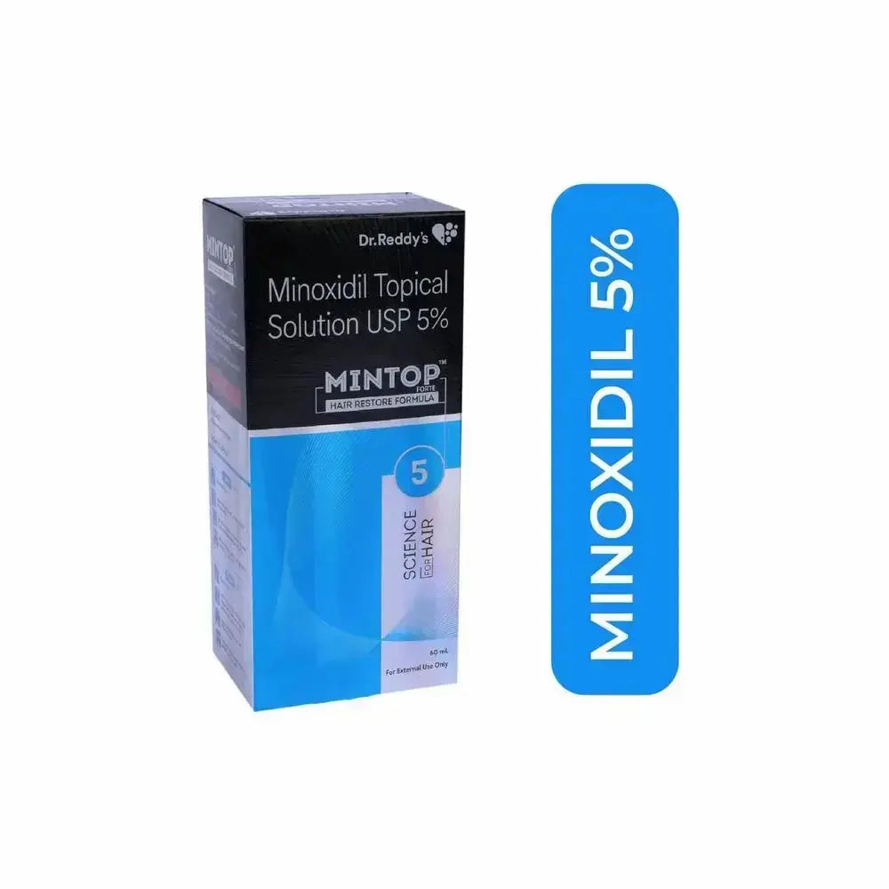 Mintop Forte 5% Minoxidil Topical Solution 60ml | Hair Regrowth Treatment for Men & Women - Sellzova
