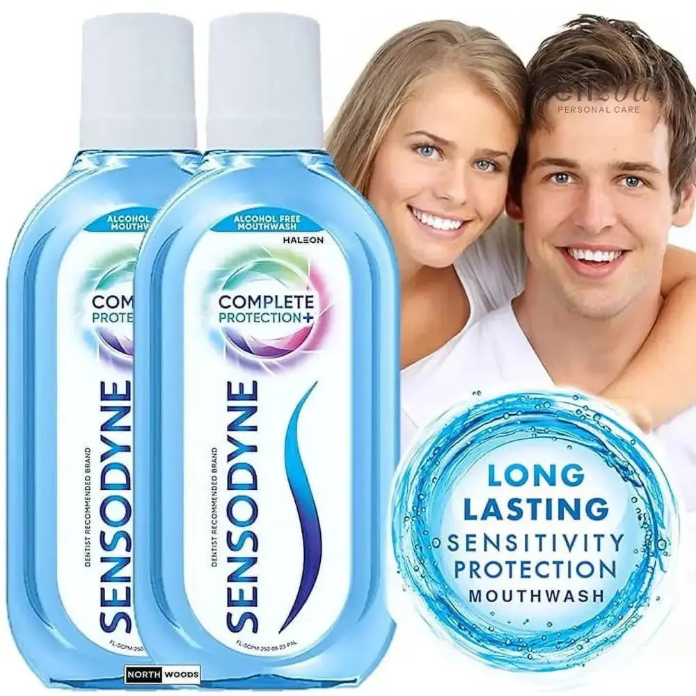 Sensodyne Complete Protection+ Mouthwash β 100ml (Pack of 2) | All-in-One Mouthwash for Sensitivity Relief, Strong Teeth & Fresh Breath Sellzoa