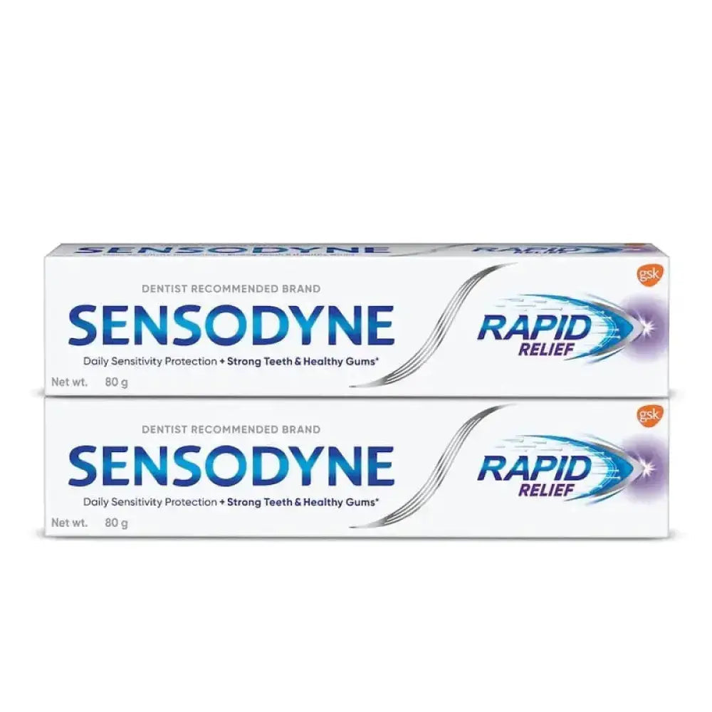 Sensodyne Rapid Relief Toothpaste 80g – Pack of 2 Sellzoa