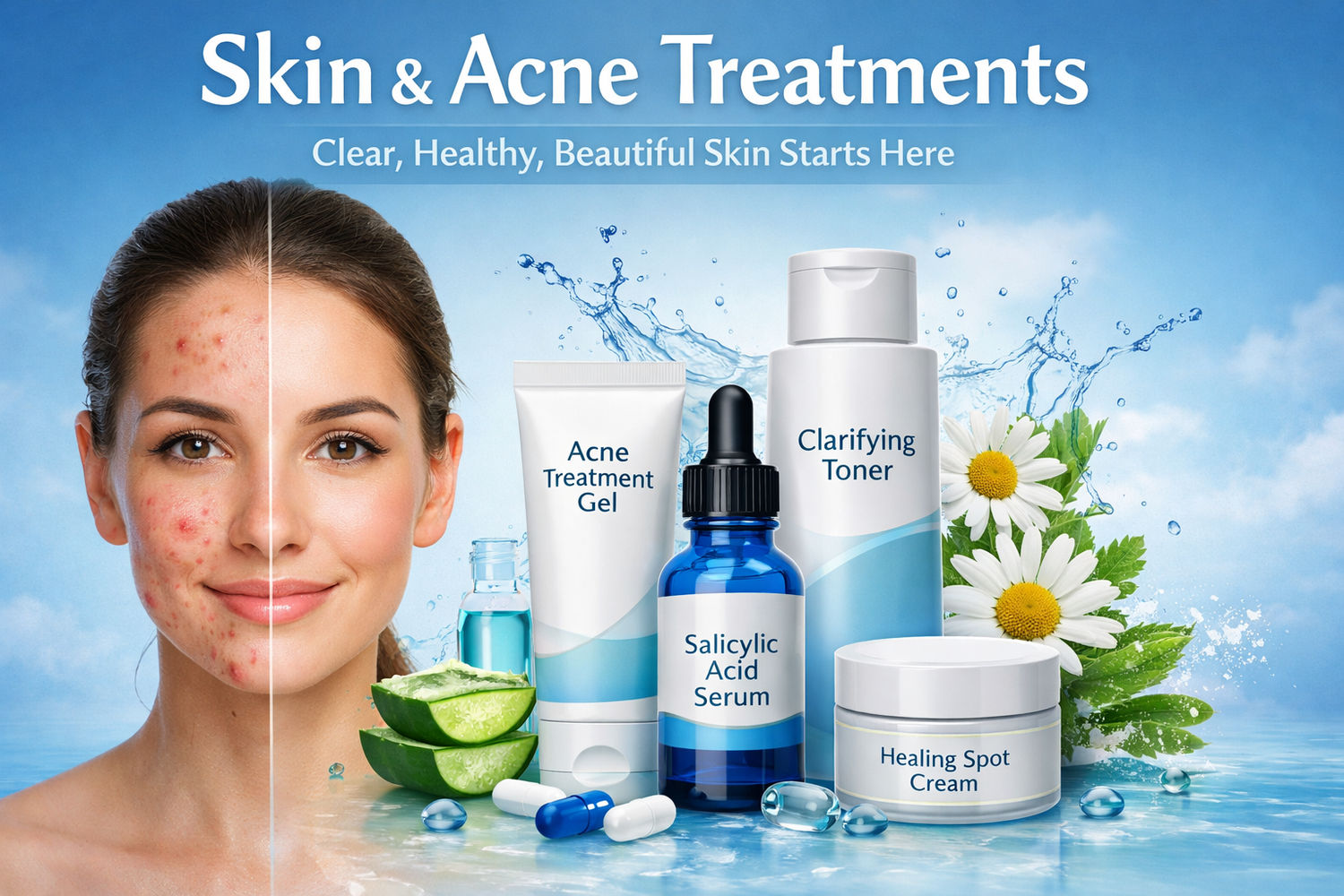 Skin Care Face Wash Collection