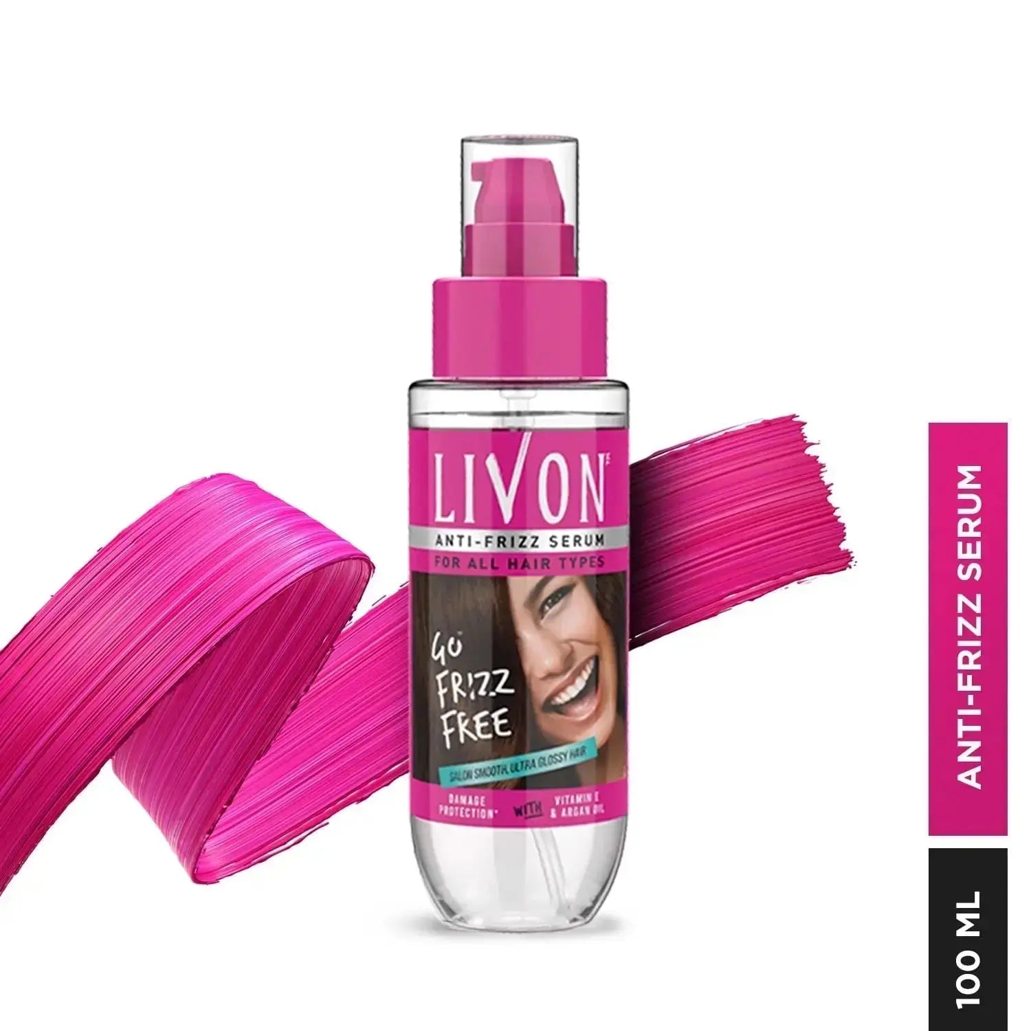 Livon Hair Serum for Women & Men – 100ml | Smooth, Frizz-Free & Glossy Finish for All Hair Types - Sellzova