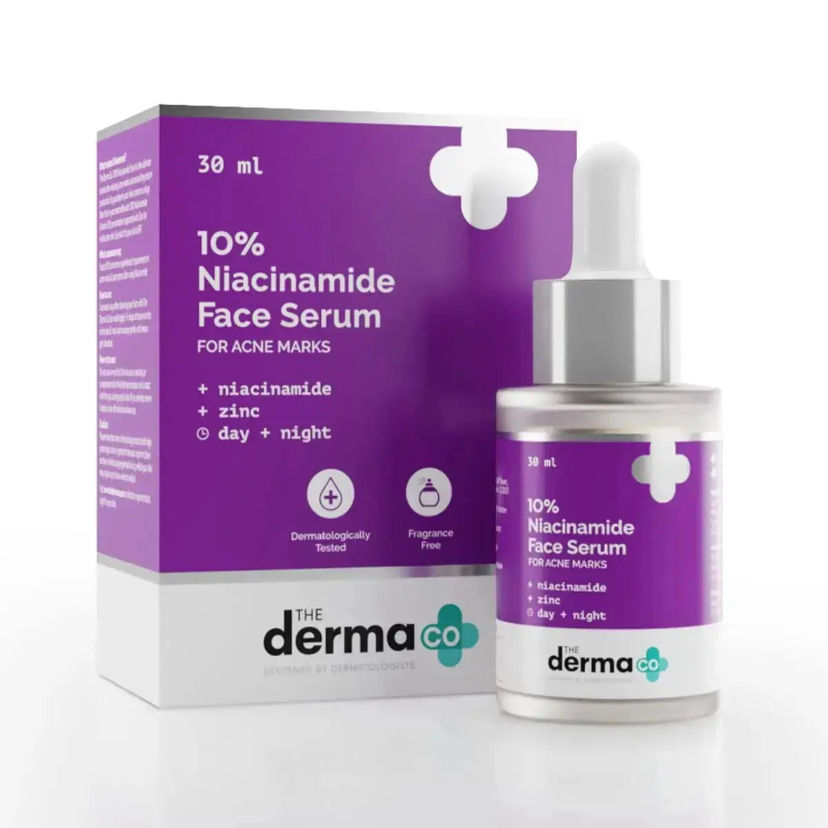The Derma Co. 10% Niacinamide Face Serum – 30ml | Acne Marks & Oil Control Serum for Oily, Acne-Prone Skin - Sellzova