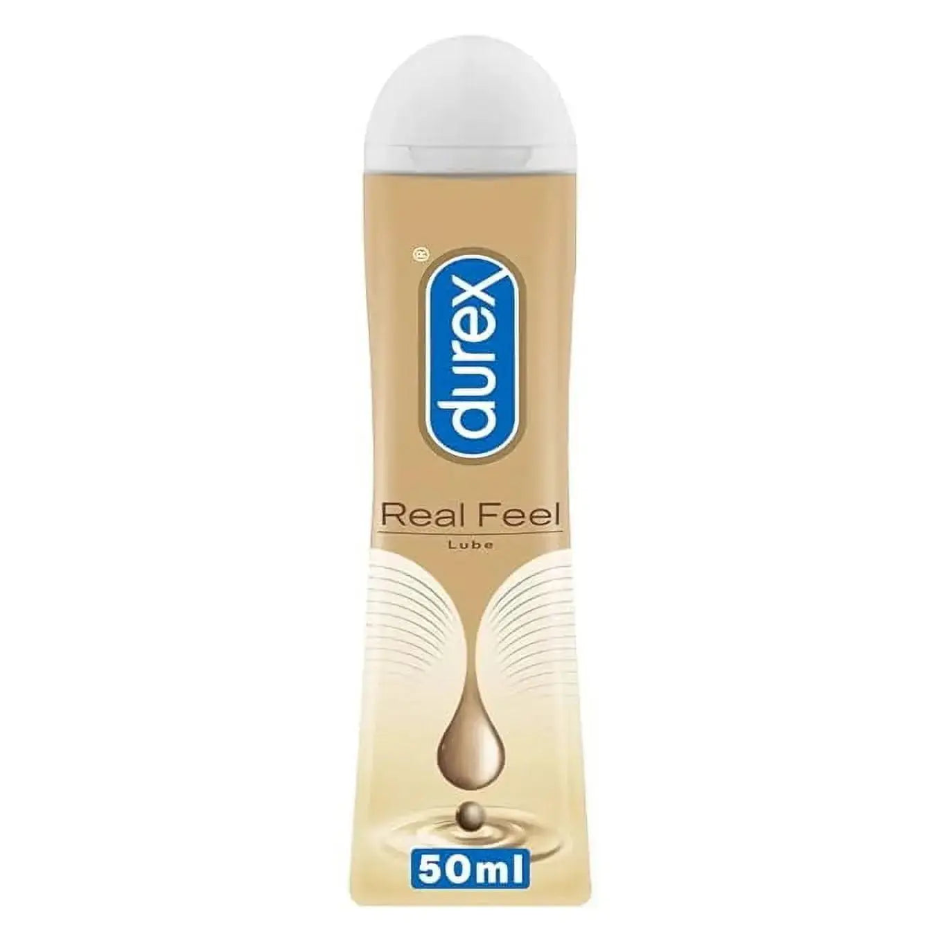 Durex Real Feel Lubricant 50ml (Pack of 2) | Long-Lasting Non-Greasy Silicone-Based Lube V2deliver.com