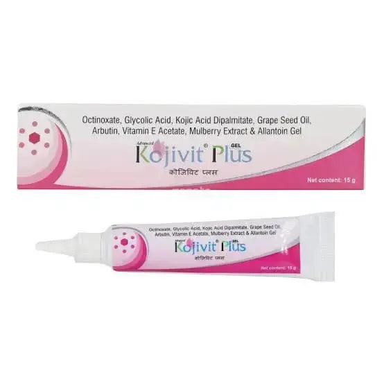 Kojivit Plus Gel 15gm | Advanced Skin Tone Lightening Gel with Kojic Acid, Arbutin & Vitamin C - Sellzova
