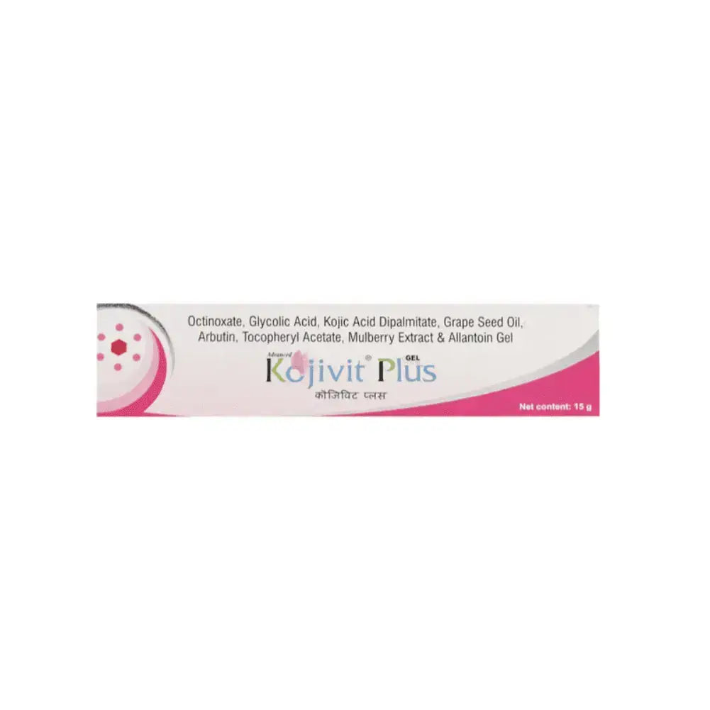 Kojivit Plus Gel 15gm | Advanced Skin Tone Lightening Gel with Kojic Acid, Arbutin & Vitamin C - Sellzova
