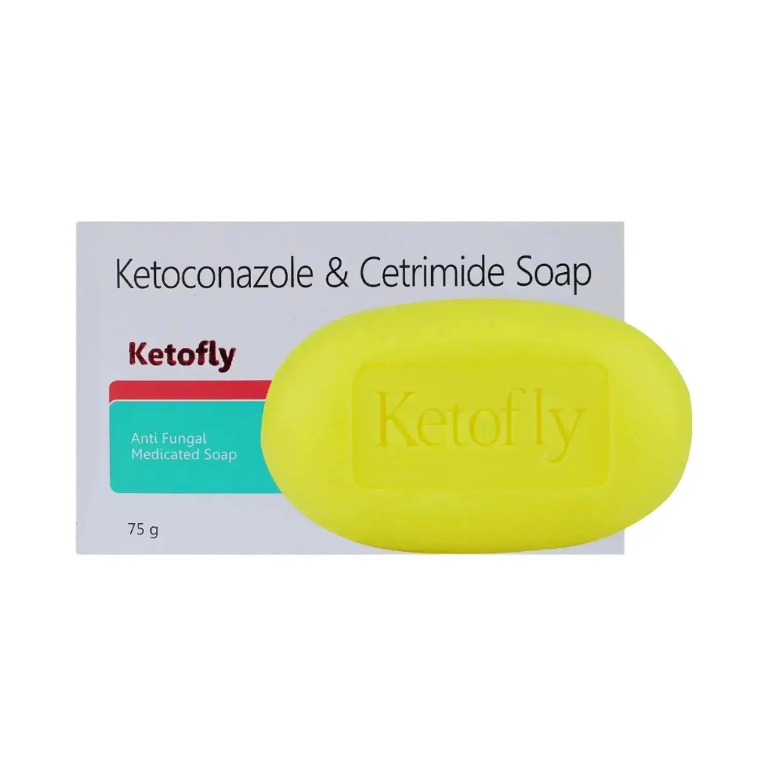 Ketofly Soap – Pack of 2 (75gm Each) | Ketoconazole & Cetrimide Medicated Soap for Fungal Infections - Sellzova