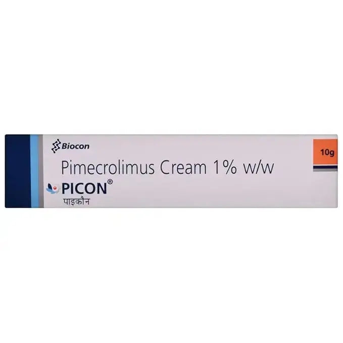 Picon Cream 10gm – Tacrolimus 0.1% for Eczema & Atopic Dermatitis Relief - Sellzova