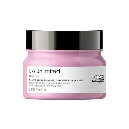 L’Oréal Professionnel Série Expert Liss Unlimited Mask 250 ml | Pro‑Keratin Smoothing Hair Mask for Frizzy, Unruly Hair - Sellzova
