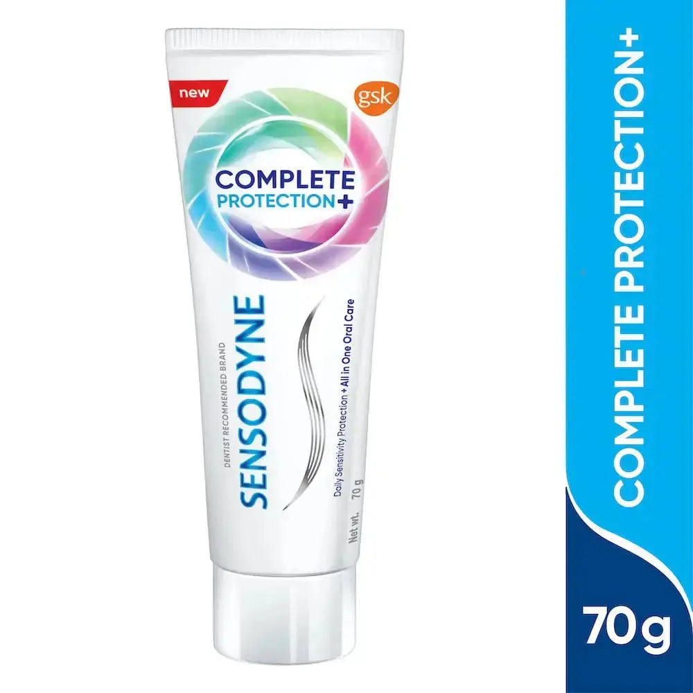 Sensodyne Complete Protection Toothpaste – 70g (Pack of 5) | Daily Oral Care for Sensitive Teeth & Gum Health - Sellzova