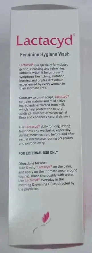 Lactacyd Feminine Hygiene Wash 100ml – Gentle Vaginal Wash for Women - Sellzova