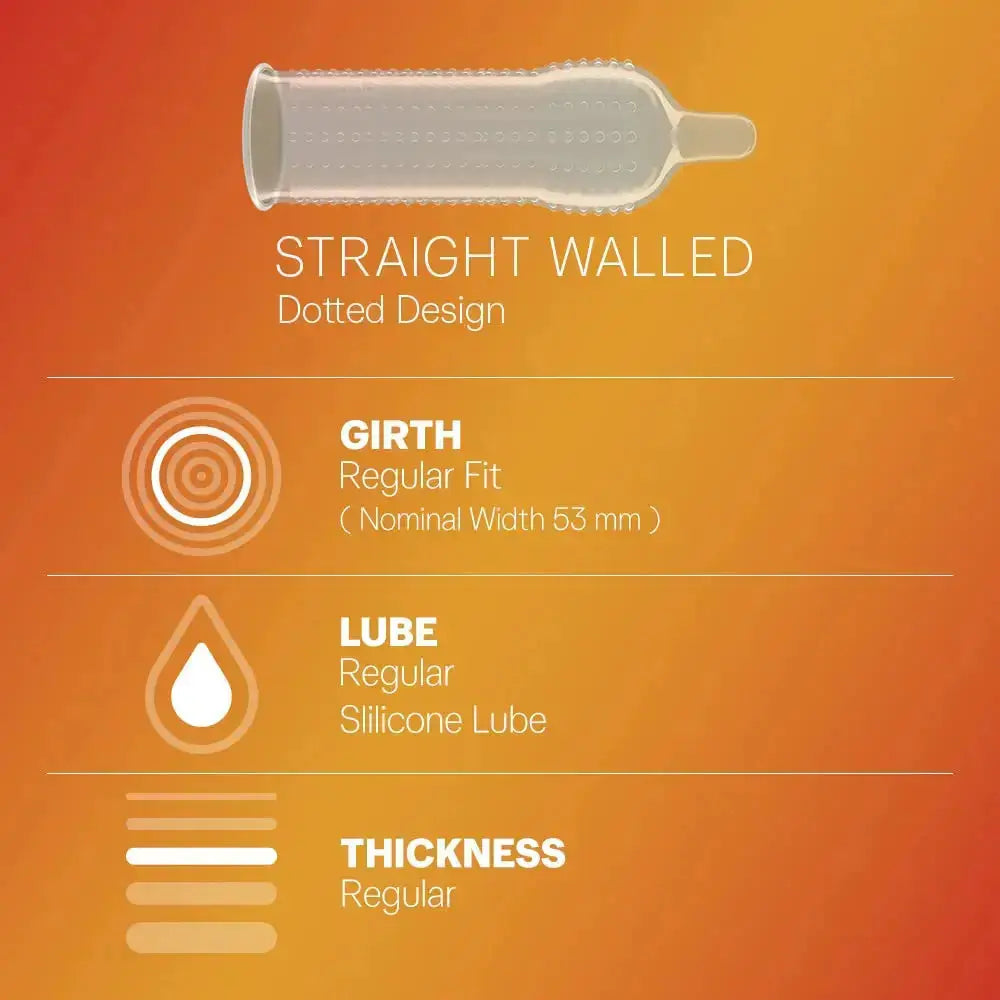 Durex Extra Dotted Condoms for Men – Ribbed & Dotted | 10 Count (Pack of 3) V2deliver.com