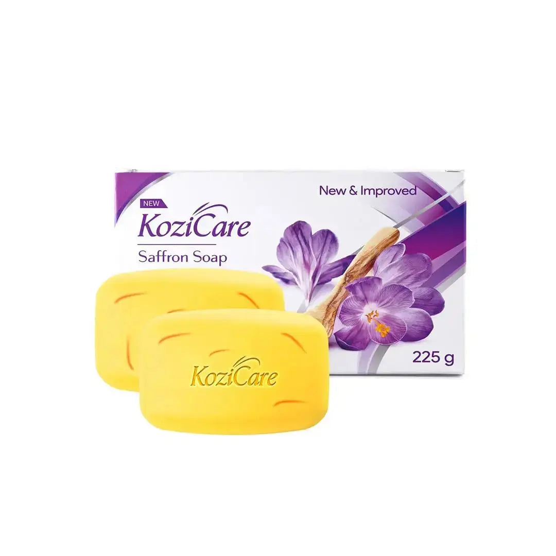 Kozicare Kojic Acid Soap & Glutathione Soap | Saffron Soap | Body Tan Removal Soap & Detan Soap | Soap For Men & Women | For Dark Spots, Excess Oil & Acne Scars | Even Out Skin Ton - Sellzova