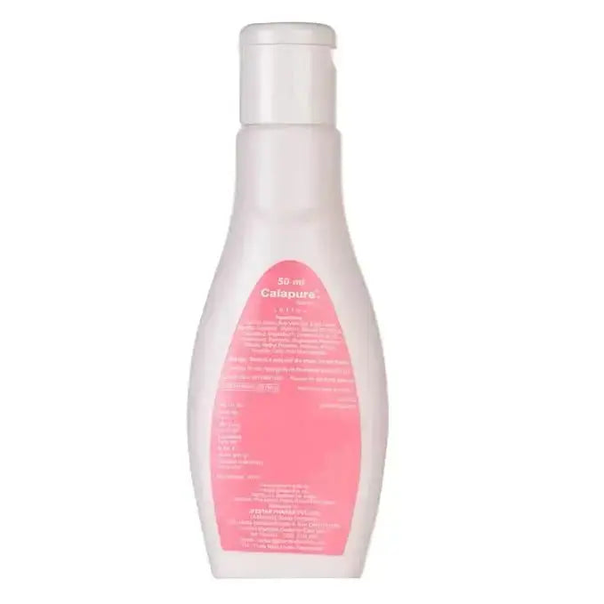 Calapure-A Calamine Body Lotion 50ml | Anti-Itch, Soothing Moisturizer with Aloe Vera & Calamine | Rashes, Prickly Heat & Skin Irritation Relief V2deliver.com
