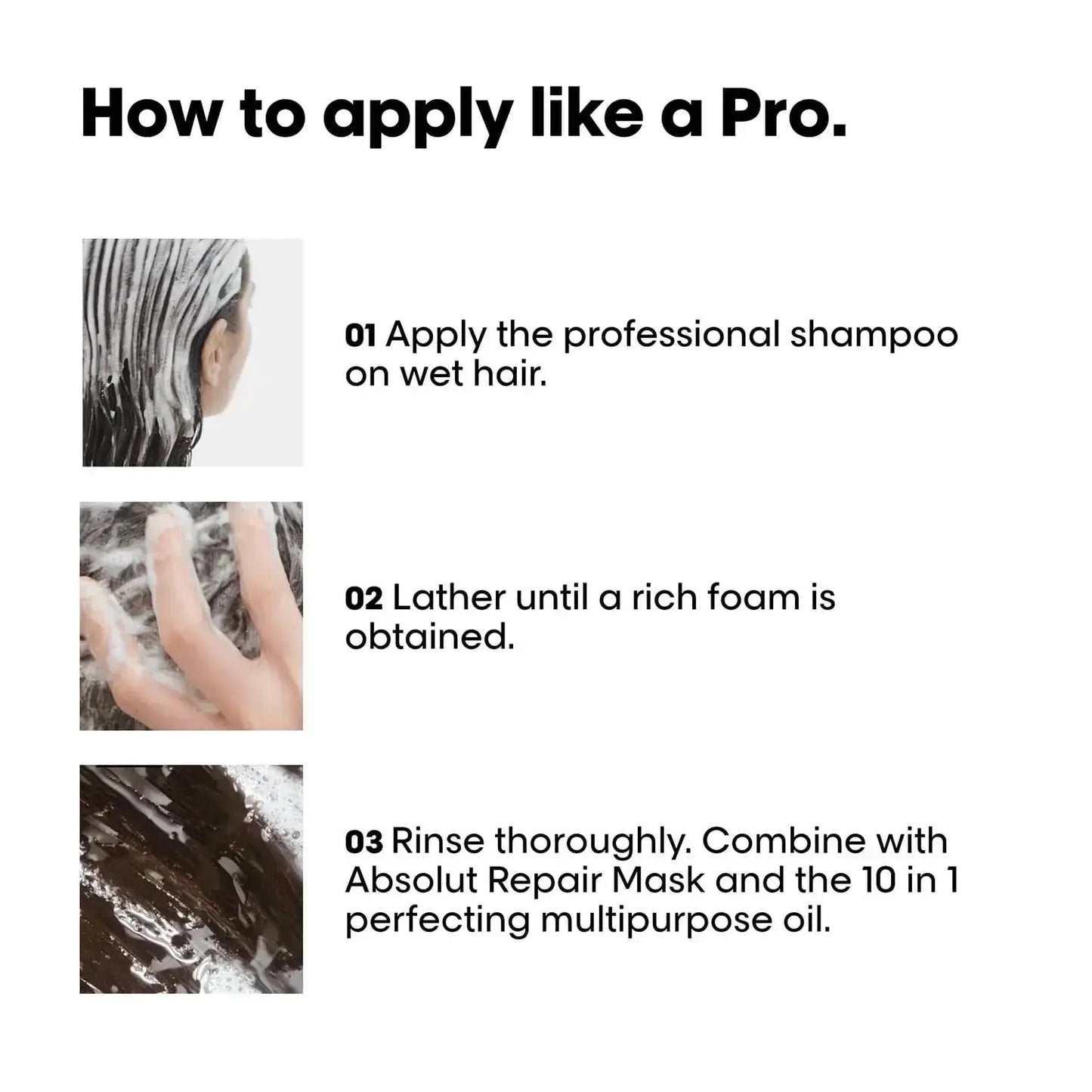 L'Oreal Professionnel Absolut Repair Shampoo 300ml & Hair Mask 250g – Intense Repair Combo for Damaged Hair - Sellzova