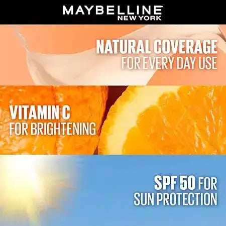 Maybelline Fit Me Fresh Tint Foundation – Shade 03, 30ml | Lightweight Skin Tint with SPF 50 & Vitamin C for Daily Natural Coverage - Sellzova