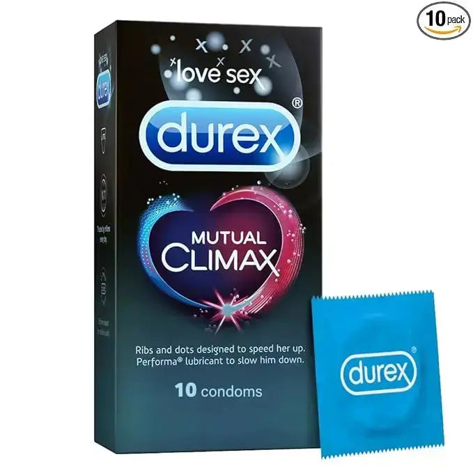Durex Condoms Pleasure King Combo Pack (30s) | Invisible, Mutual Climax & Extra Time | Long-Lasting, Ultra Thin & Climax Control V2deliver.com