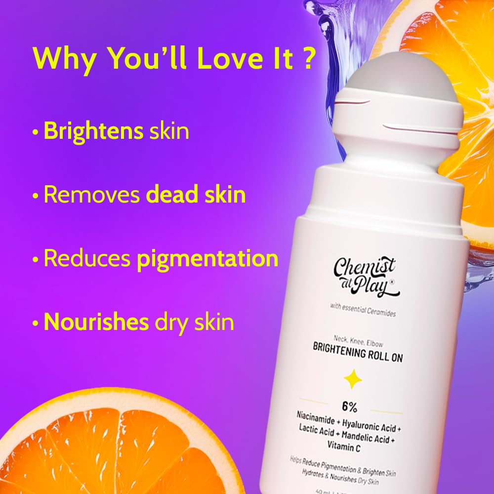 Chemist At Play Vitamin C Neck Knee Elbow Brightening Roll On