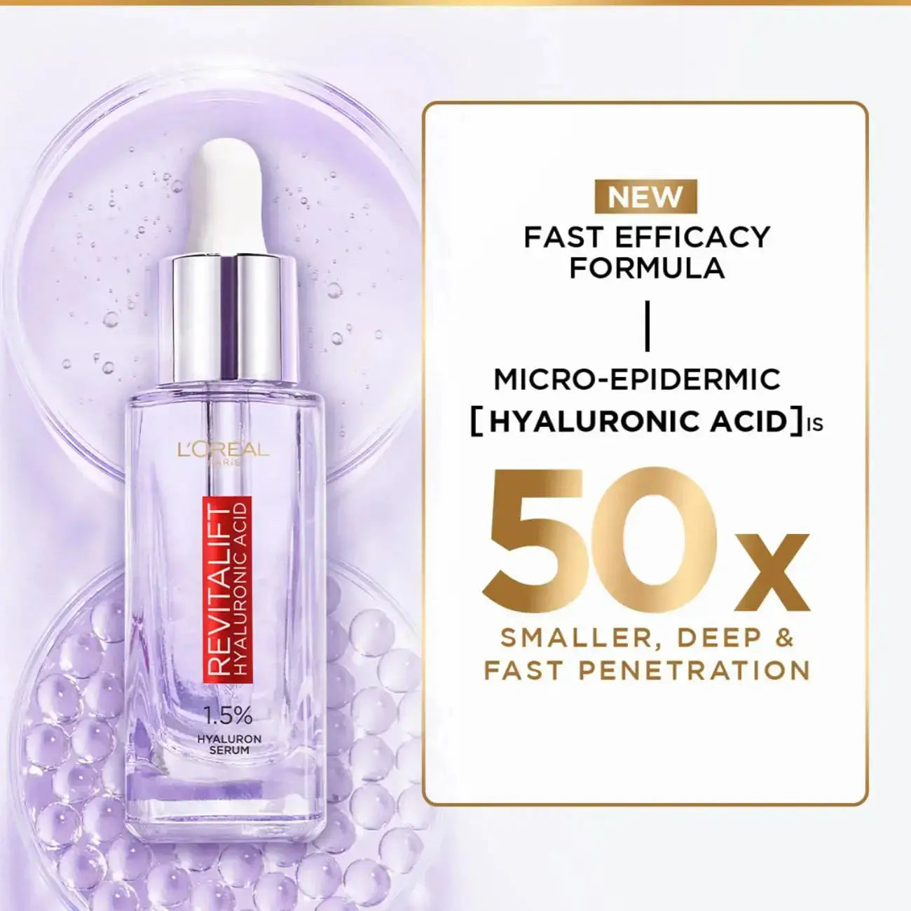 L’Oréal Paris Revitalift Filler 1.5% Hyaluronic Acid Revitalift Serum 30 ml | Plumps Fine Lines & Boosts Radiance - Sellzova