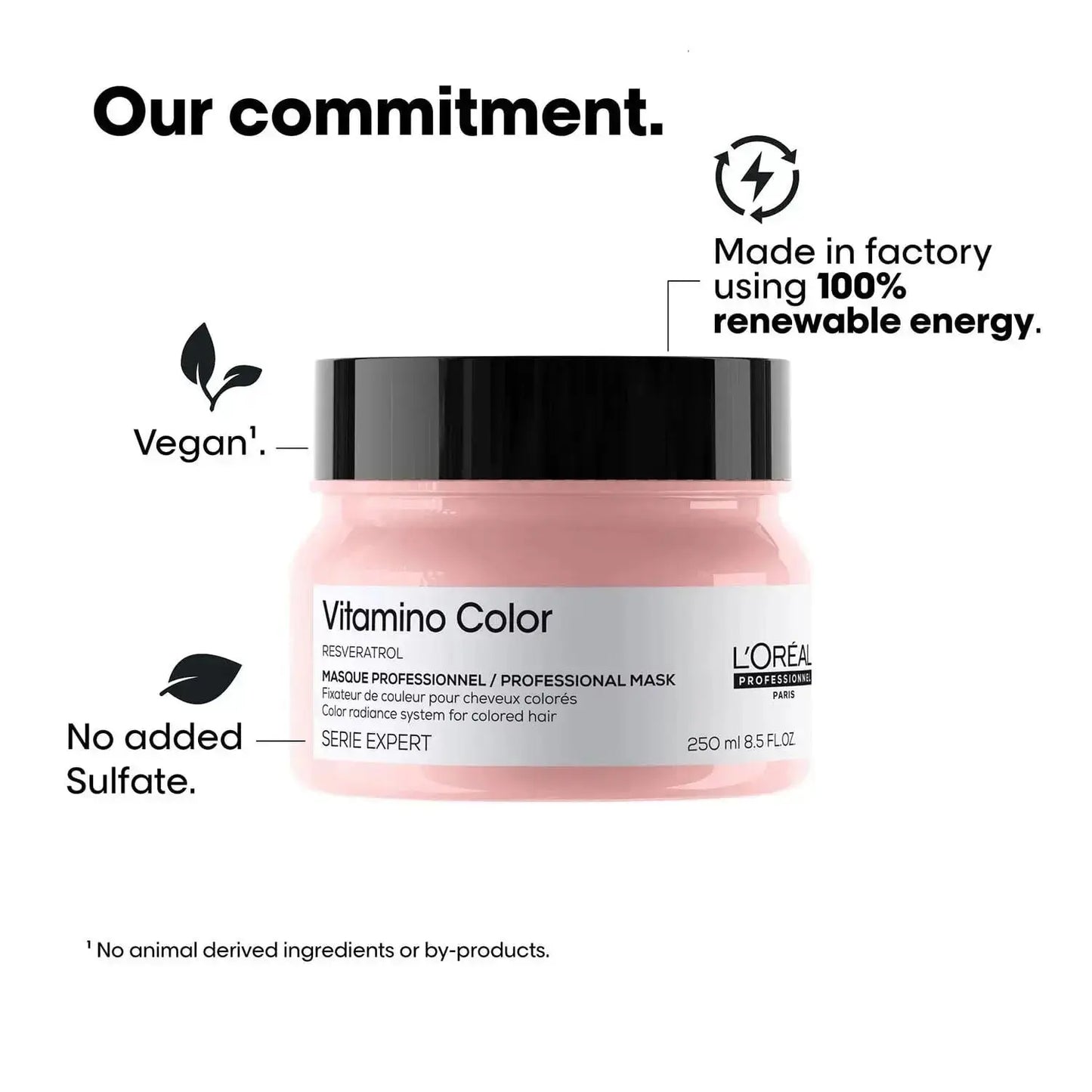 L'Oréal Professionnel Vitamino Color Hair Mask 250g | Serie Expert | With Resveratrol for Color Protection & Shine - Sellzova