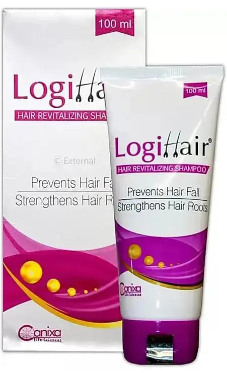 Logihair Shampoo – Dermatologist Recommended Hair Fall Control Formula | 100 ml - Sellzova
