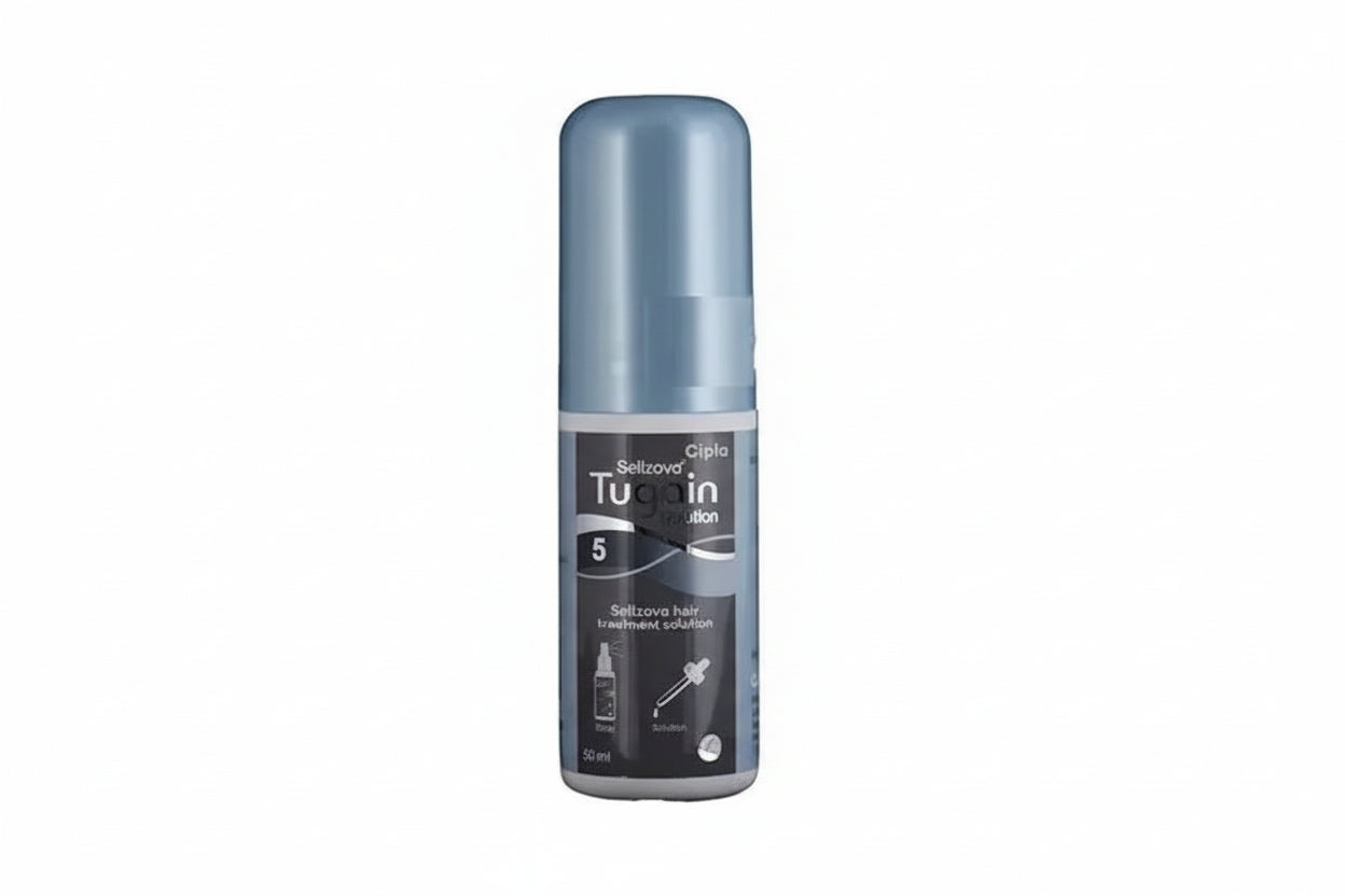 Tugain 5% Minoxidil Solution – Effective Hair Regrowth Treatment for Men & Women - Sellzova