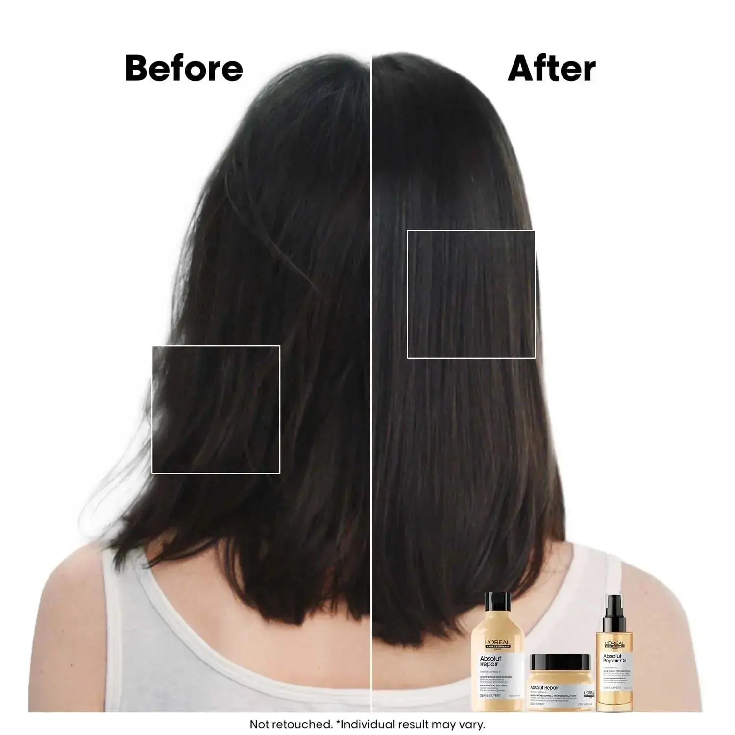 L'Oreal Professionnel Absolut Repair Shampoo 300ml & Hair Mask 250g – Intense Repair Combo for Damaged Hair - Sellzova