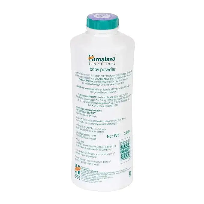 Himalaya Baby Powder 200g – Gentle Talc-Free Powder for Soft, Fresh Skin - Sellzova