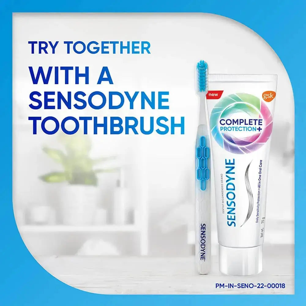 Sensodyne Complete Protection Toothpaste – 70g (Pack of 5) | Daily Oral Care for Sensitive Teeth & Gum Health - Sellzova