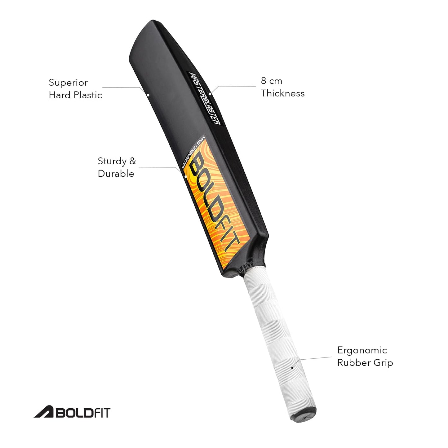 Boldfit Turf Bat Cricket for Adults Plastic Tennis Bat