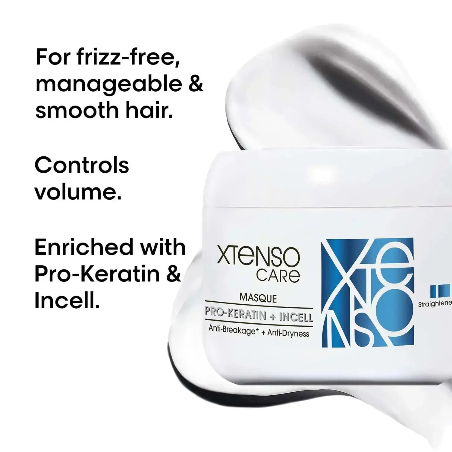 L'Oreal Professionnel Xtenso Care Blue Hair Masque 196g – For Straightened & Chemically Treated Hair - Sellzova