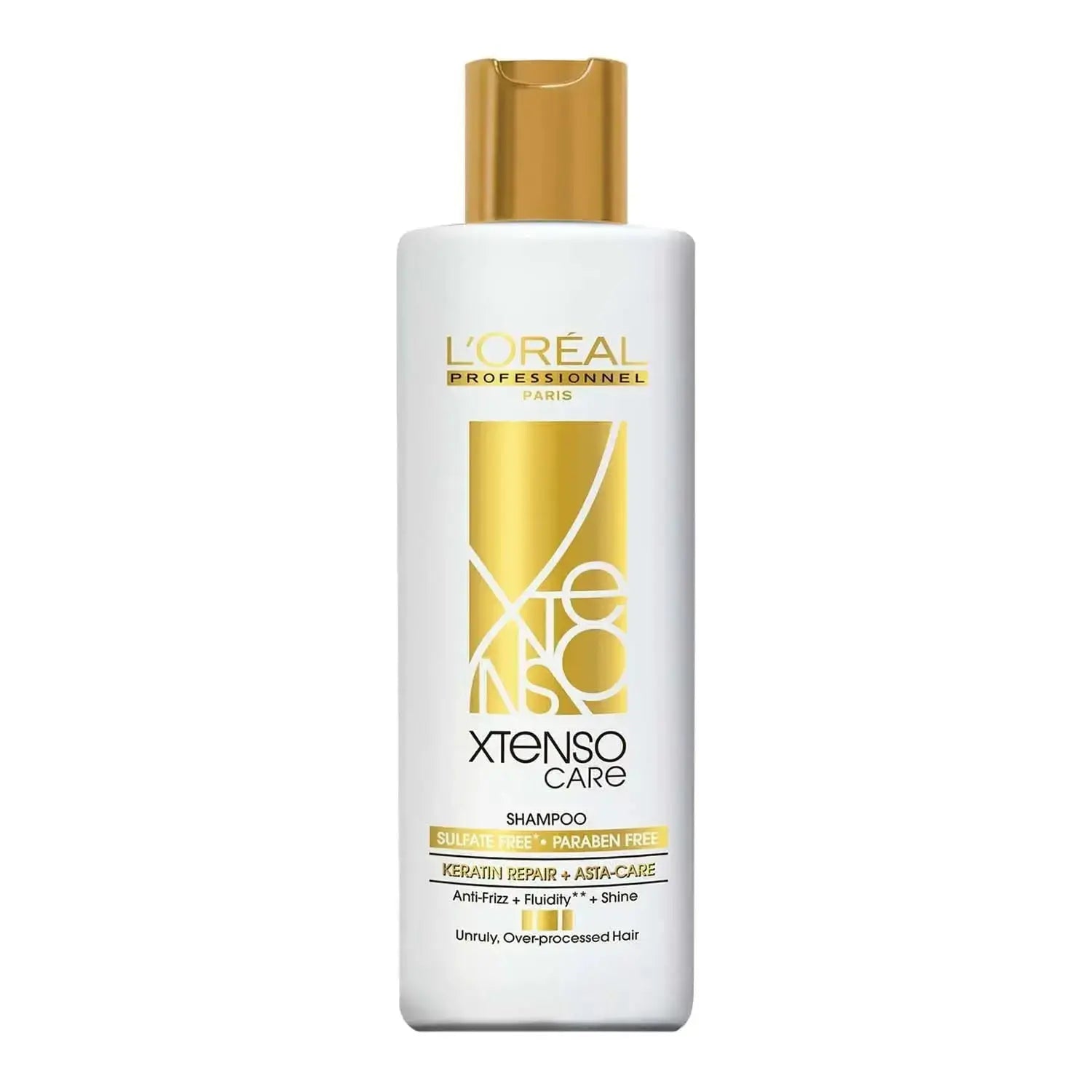 L'Oreal Professionnel Xtenso Care Sulfate-Free Shampoo 250ml | GOLD | For All Hair Types | Pro-Keratin + Strength Care - Sellzova