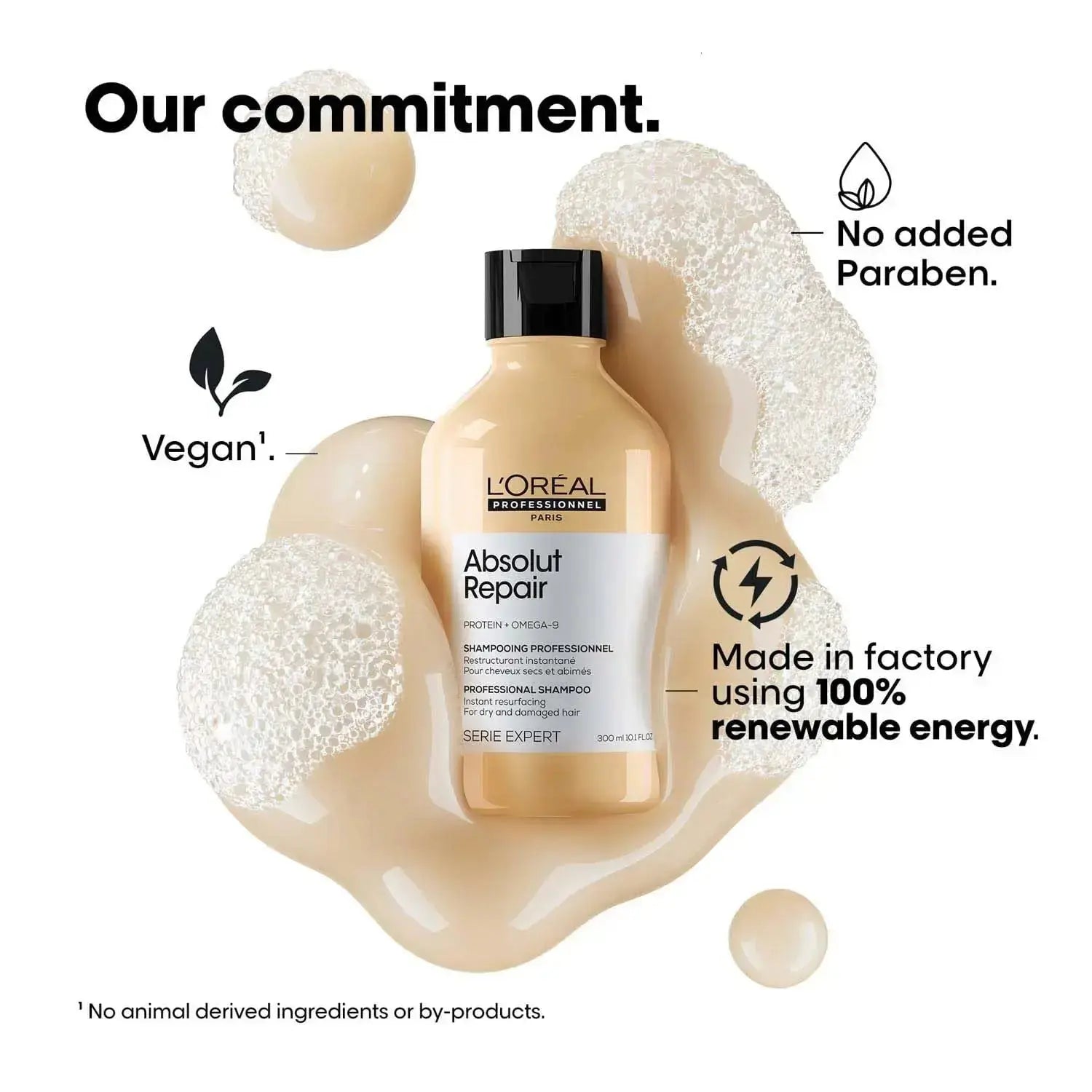 L'Oreal Professionnel Absolut Repair Shampoo 300ml & Hair Mask 250g – Intense Repair Combo for Damaged Hair - Sellzova