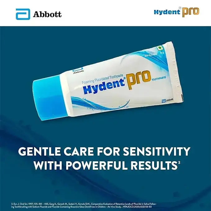 Hydent Pro Toothpaste 70g | Professional Dental Care for Sensitive Teeth & Cavity Protection | Dentist-Recommended Formula - Sellzova