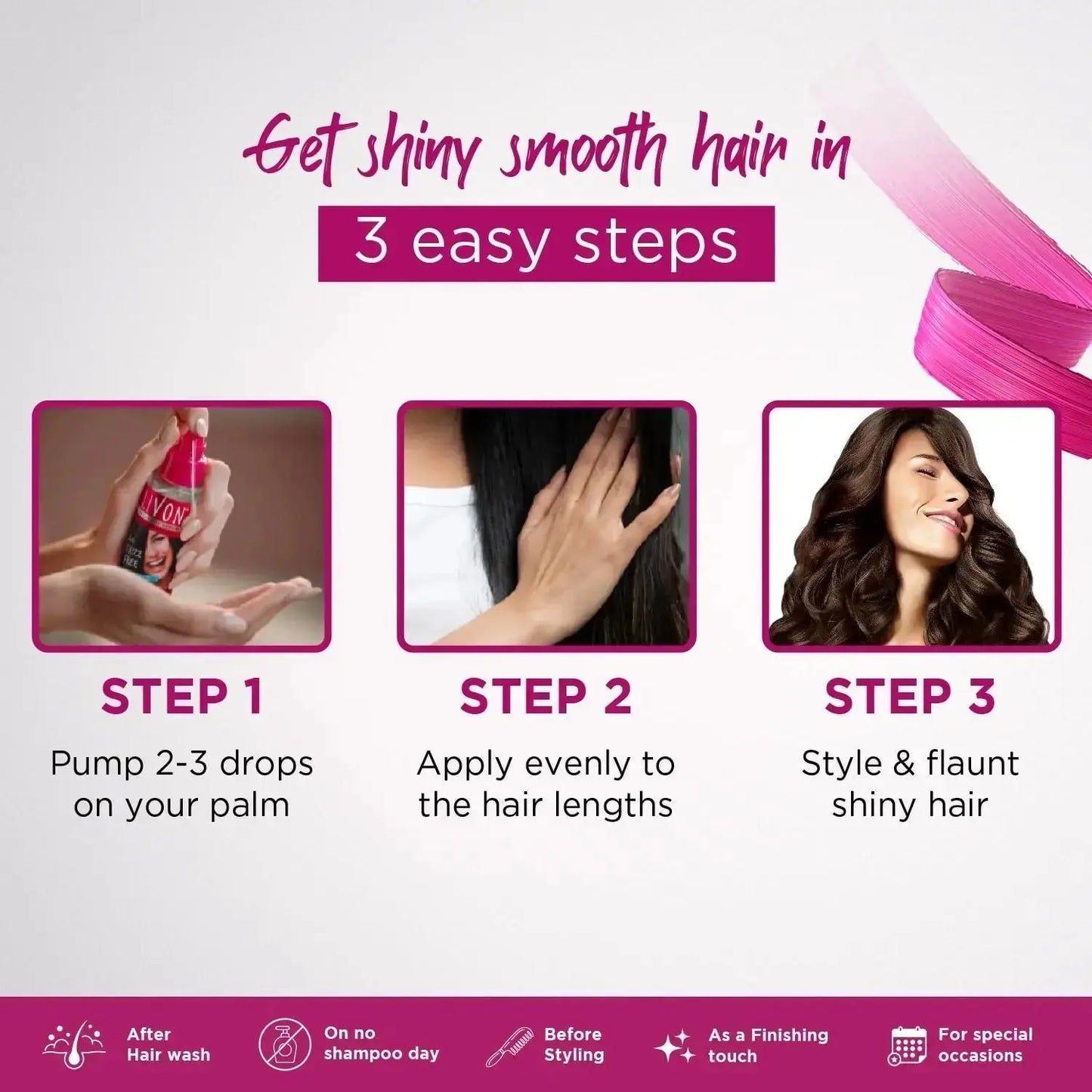 Livon Hair Serum for Women & Men – 100ml | Smooth, Frizz-Free & Glossy Finish for All Hair Types - Sellzova