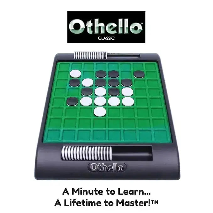 Othello Classic Strategy Board Game for Kids & Adults – 2 Player Reversible Disc Game - Sellzova