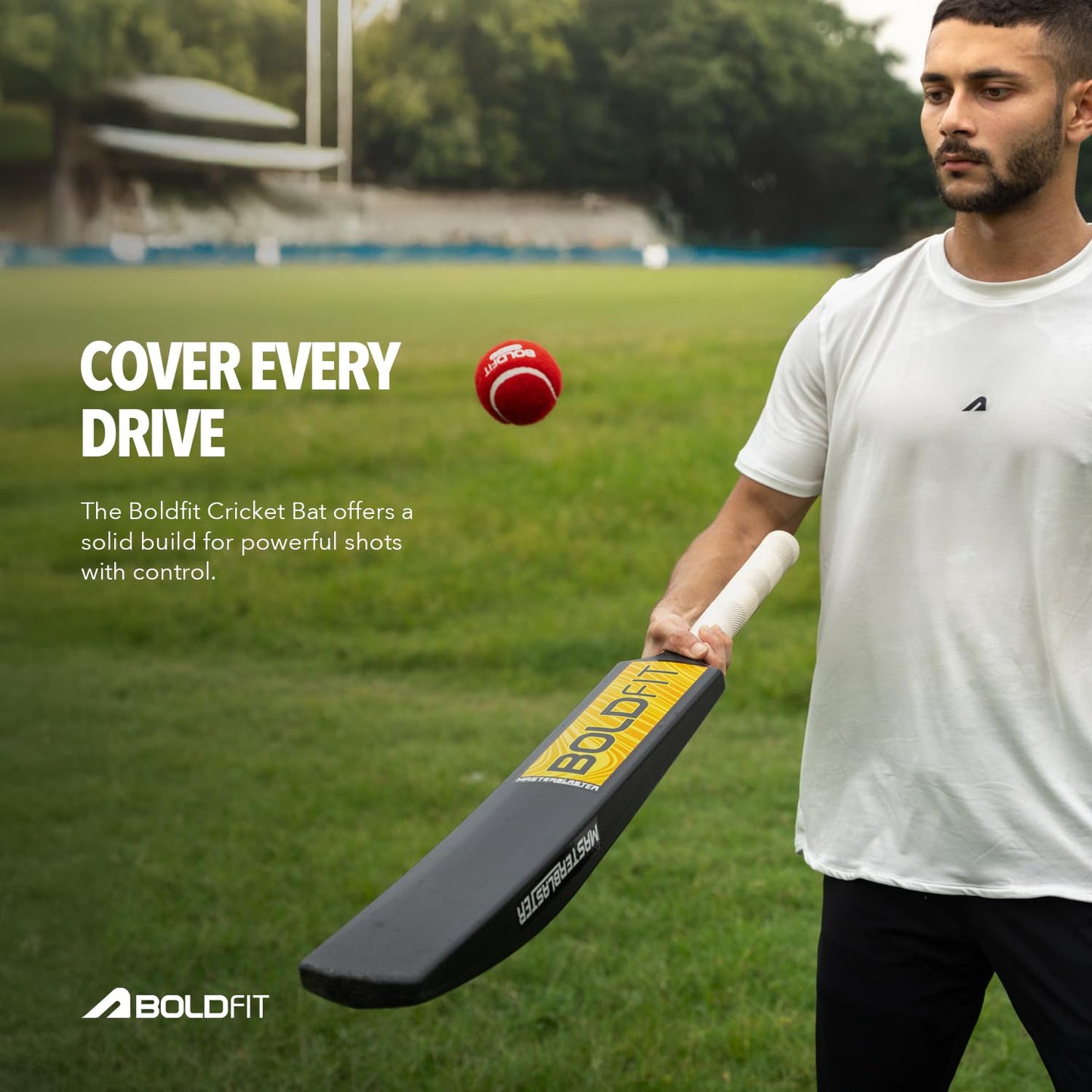 Boldfit Turf Bat Cricket for Adults Plastic Tennis Bat