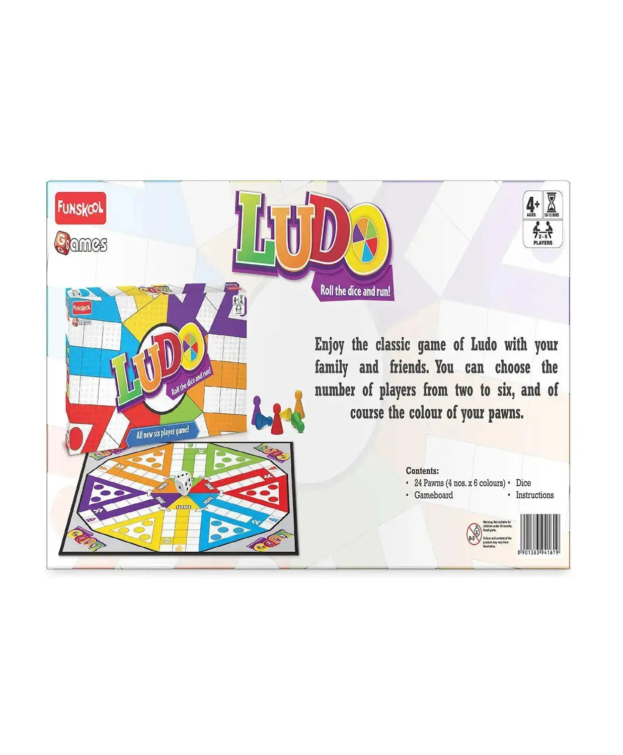 Funskool Ludo 2018 – Classic Family Board Game for Kids & Adults V2deliver.com
