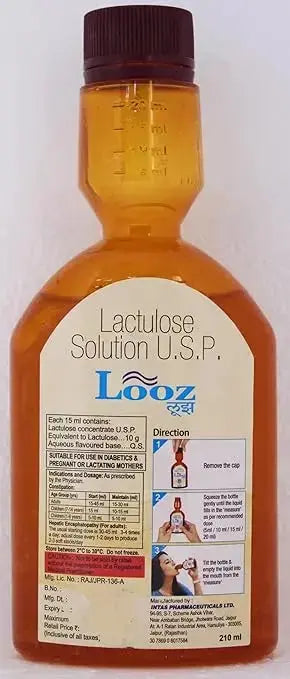 Looz Oral Solution 210ml – Lactulose Syrup for Constipation Relief - Sellzova