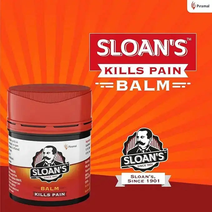 Sloan’s Balm 20 g | Herbal Pain Relief Balm with Capsicum & Ayurvedic Oils | For Muscle, Joint & Neck Pain - Sellzova