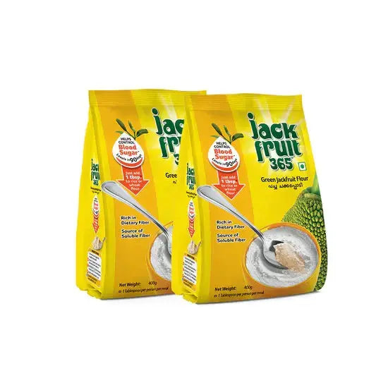 Green Jackfruit 365 Flour – 400g | Control blood sugar|Pack of 1 V2deliver.com