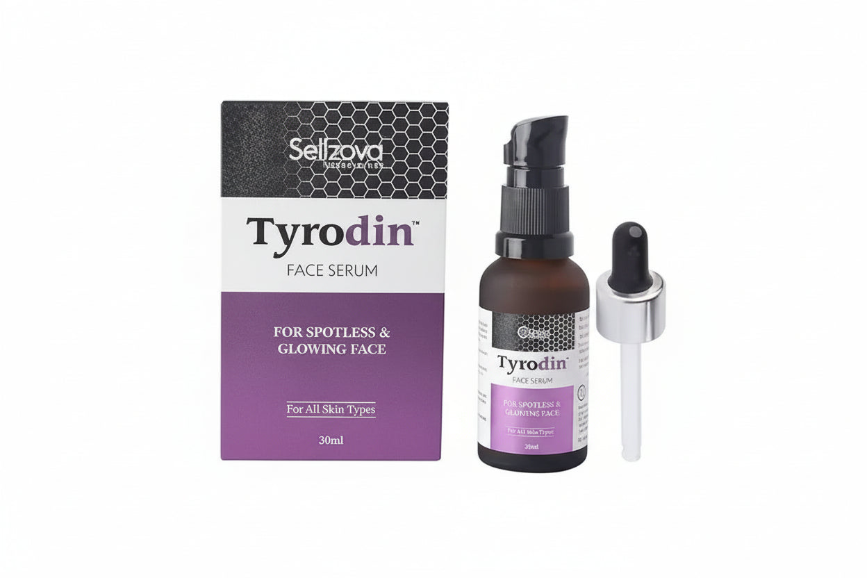 Tyrodin Face Serum 30ml | Brightening & Pigmentation Control Serum for Even-Toned Skin - Sellzova