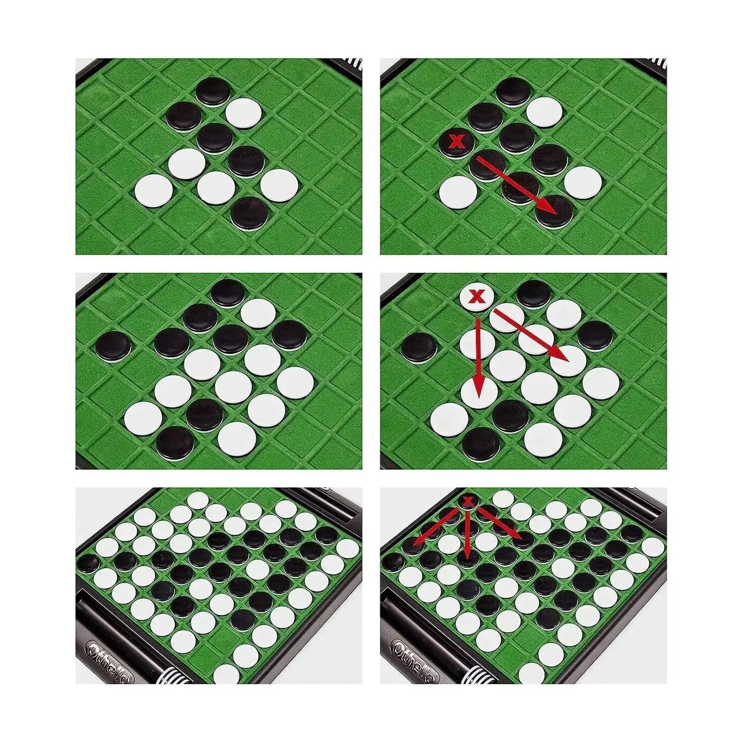 Othello Classic Strategy Board Game for Kids & Adults – 2 Player Reversible Disc Game - Sellzova