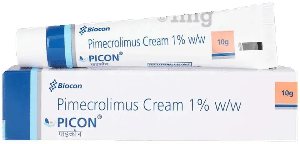 Picon Cream 10gm – Tacrolimus 0.1% for Eczema & Atopic Dermatitis Relief - Sellzova