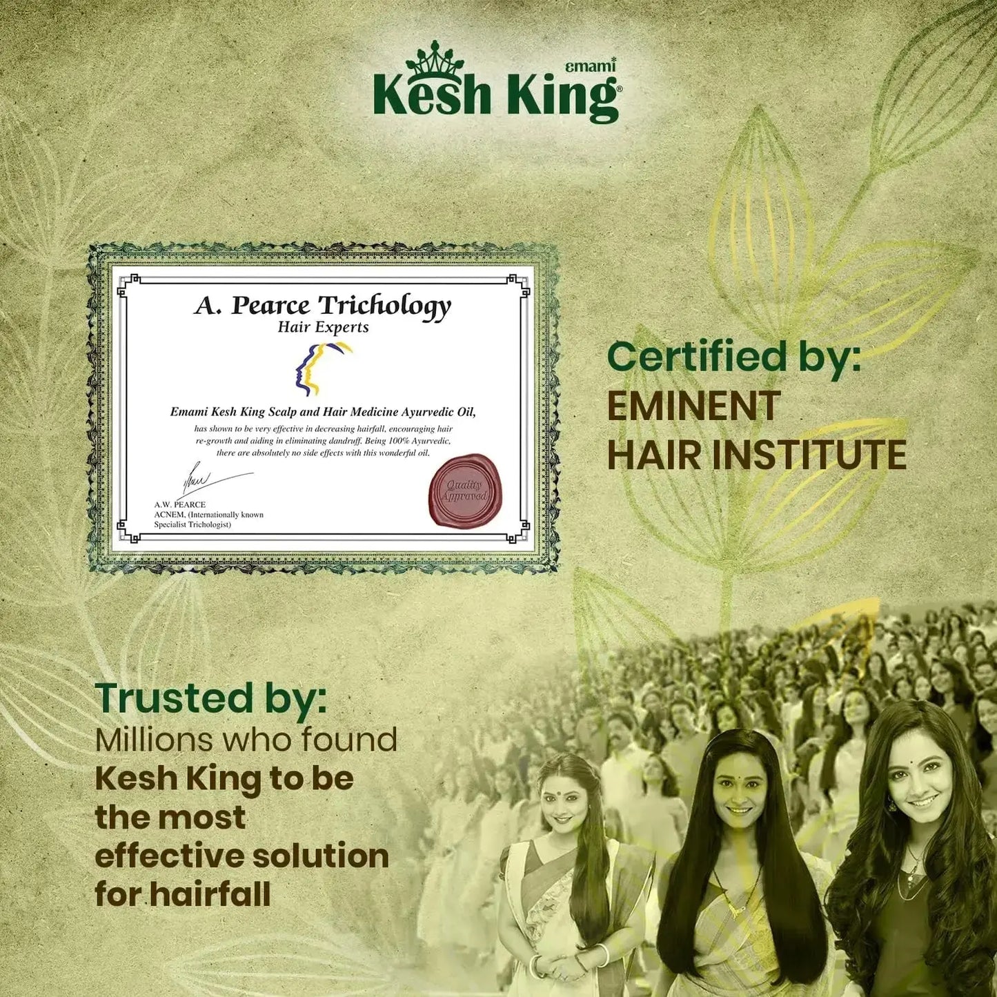 Kesh King Ayurvedic Hair Oil 300ml | Anti-Hair Fall Oil with 21 Herbs for Strong, Thick & Healthy Hair - Sellzova