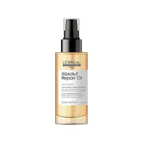L'Oréal Professionnel Absolut Repair 10-in-1 Miracle Hair Oil | 90ml | Damaged Hair Treatment & Protection - Sellzova