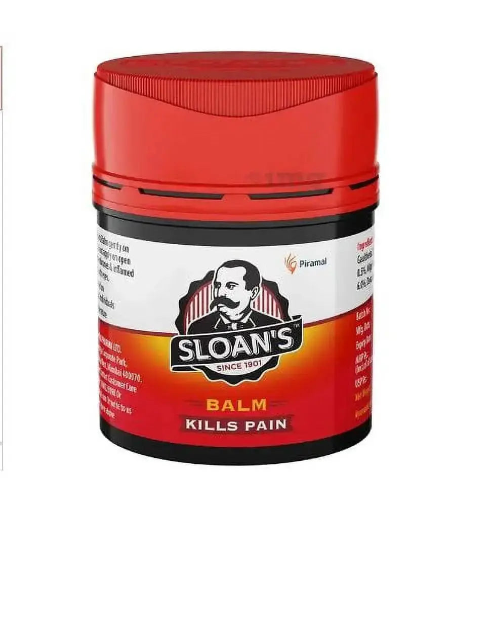 Sloan’s Balm 20 g | Herbal Pain Relief Balm with Capsicum & Ayurvedic Oils | For Muscle, Joint & Neck Pain - Sellzova