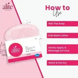 Alite Fight Body Acne Soap 75g (Pack of 4) – Instant Microbial Action for Clear, Smooth Skin V2deliver.com